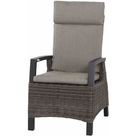 Siena Garden Corido Dining Move Sessel Gardino®-Geflecht charcoal grey inkl. Kissen