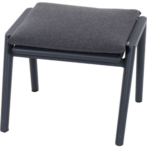 Siena Garden Dining Hocker Roma Alu, Geflecht, inkl. Kissen T50300