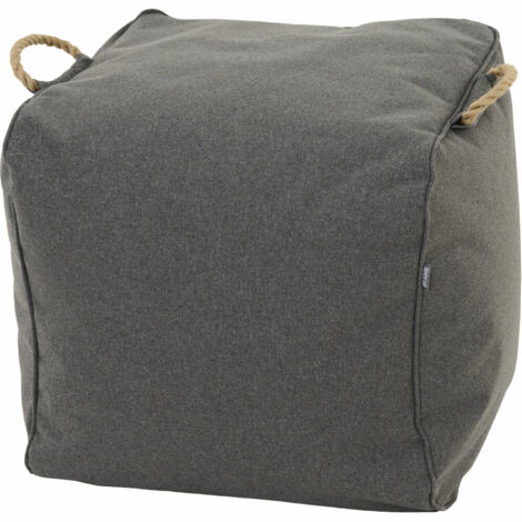 Siena Garden Integral Hocker, chalk grey (U70624) charcoal