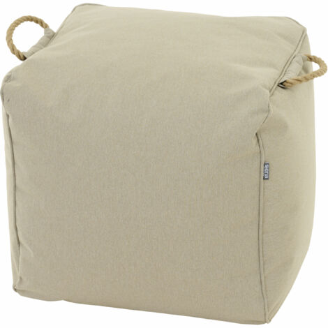 Siena Garden Integral Hocker, chalk grey (U70624) walnut
