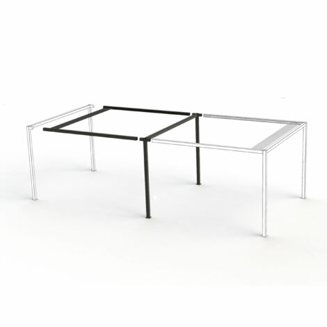 Siena Garden Pergola Basis Erweiterung SCHATTENMANUFAKTUR® LIBERA, 307x315x218 cm P11807