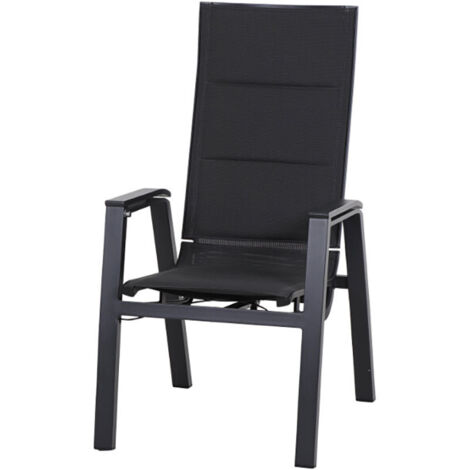 Siena Garden Relax Move Sessel Milano anthrazit/Ranotex® grau Gartenstuhl