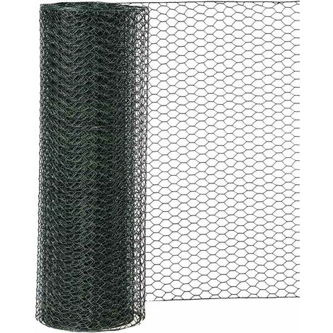 Siena Garden sei intrecciato in PVC, Angolare, 25 x 750 mm x 10 m, 1 pezzo, verde, 457570