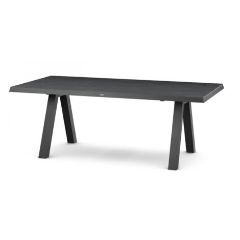 Siena Garden Tirana Dining Tisch – 200 x 100 cm, Aluminium (matt anthrazit) & HPL Ferro