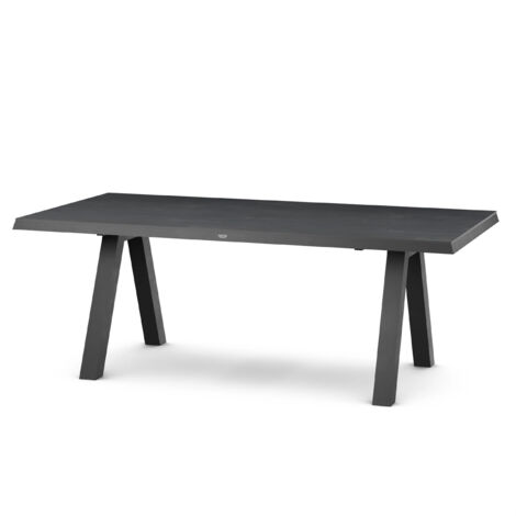 Siena Garden Tirana Dining Tisch, ausziehbar – 160/200 x 90 cm Aluminium (matt anthrazit) & HPL Tita