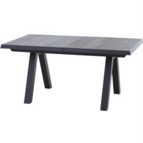 Siena Garden Tirana Dining Tisch, ausziehbar 160/200x90cm – Aluminium (matt anthrazit) & Keramikplat