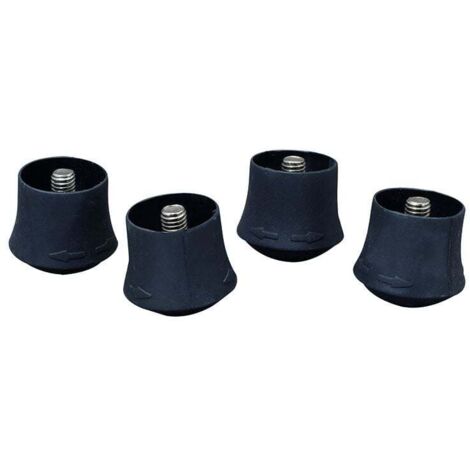 Siena Garden universal Fußkappen 4er-Set, höhenverstellbar, schwarz Ø 25 mm Zubehör Tische Stühle