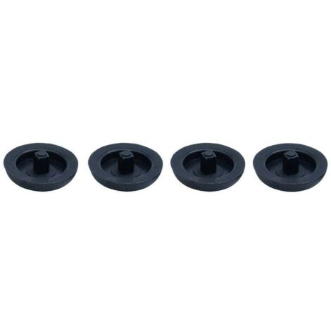 Siena Garden universal Fußkappen 4er Set, schwarz Stuhlbeinkappen