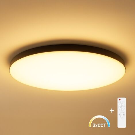 SIENA LED-Deckenleuchte Schwarz MILAGRO ML1834