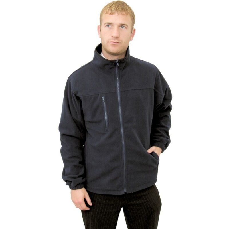 3XL Black Microfleece Jacket - Tuffsafe