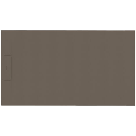 SIENA - Receveur de douche 110x80cm Cocoa - Antidérapant - Résistant & design - Disponible en plusieurs dimensions et coloris