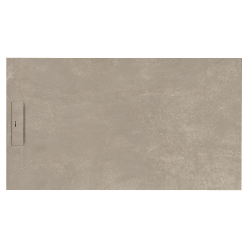 Siena - Receveur de douche 120x90cm - Ciment clair - Résistant & design - Disponible en plusieurs dimensions et coloris