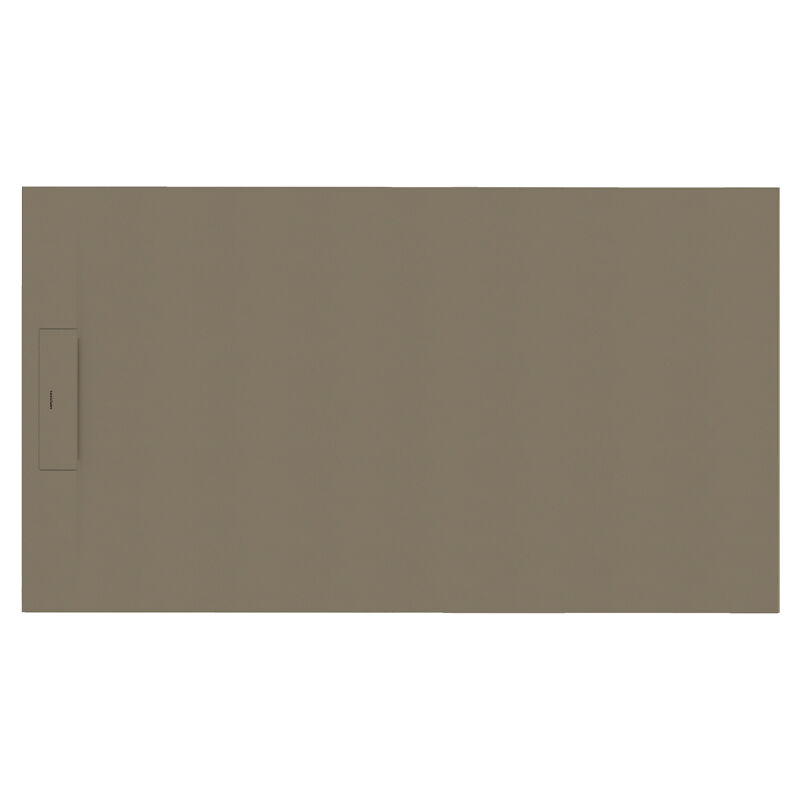 Siena - Receveur de douche 140x100cm Moka - Antidérapant - Résistant & design - Disponible en plusieurs dimensions et coloris
