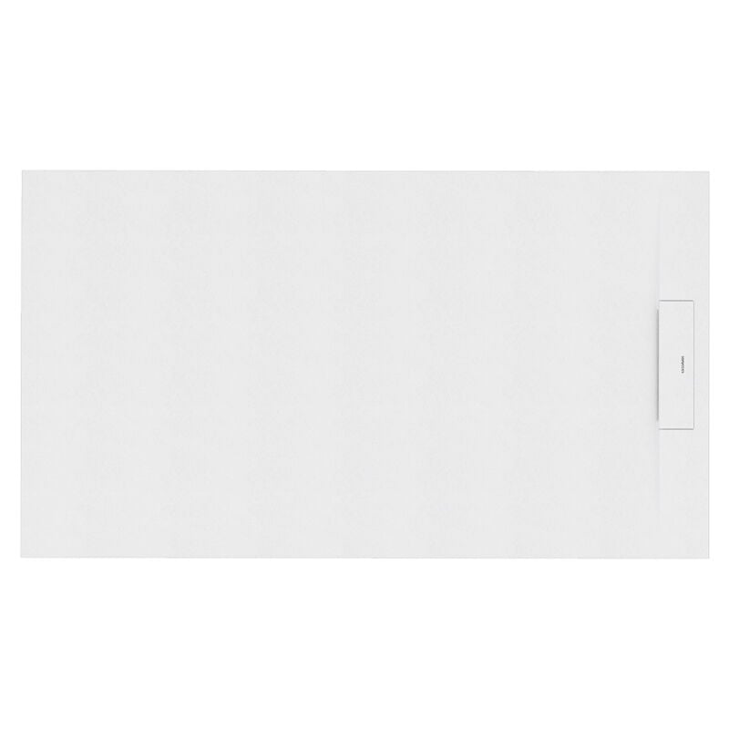 Siena - Receveur de douche 160x100cm Blanc - Antidérapant - Résistant & design - Disponible en plusieurs dimensions et coloris