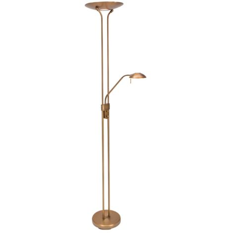 Sienna Biron Mutter-Kind-Lampe Bronze gebürstet, Glas matt