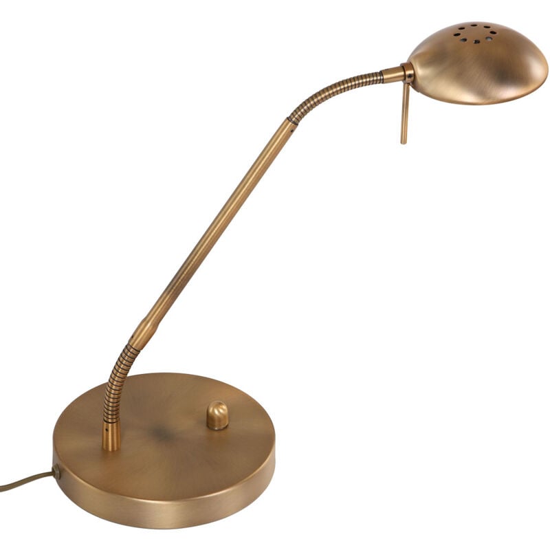 Steinhauer - Mexlite - lampe de table - Biron - bronze - verre métal - lampe