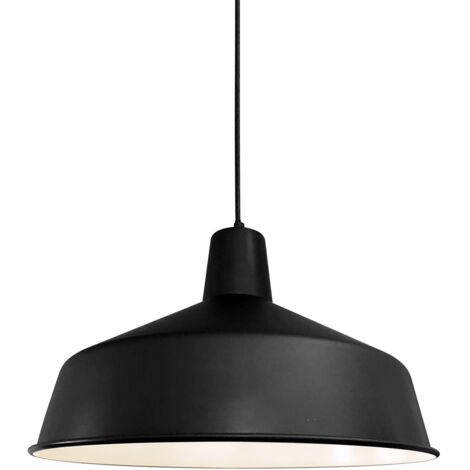 Sienna Black Moon Dome Pendel-Deckenleuchten Schwarz Matt