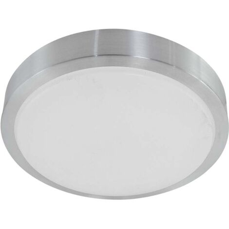 Sienna Ceiling And Wall Outdoor Flush Stahl gebürstet, Kunststoff matt IP44