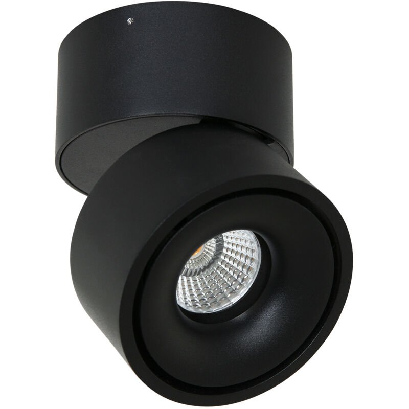 Mexlite - spot - Fez Black - noir - plastique métal - Ø 8cm - LED