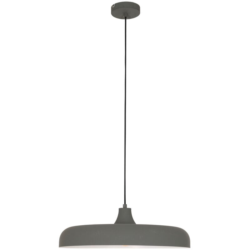Steinhauer - suspension - Krisip - gris - métal - Ø 50cm - E27 -