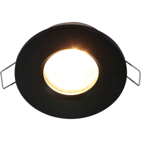 Sienna Pelite Spot Downlight Empotrable Negro Mate IP44