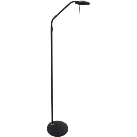 Sienna Zenith Liseuse Led Noir Mat, Chrome
