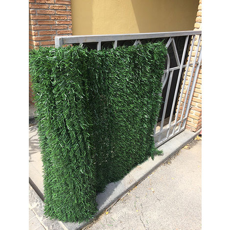 Confine 1 x 3m Siepe Finta Artificiale - Verde