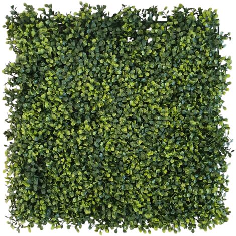 SIEPE ARTIFICIALE BOXWOOD 50X50CM VERDE FISSA