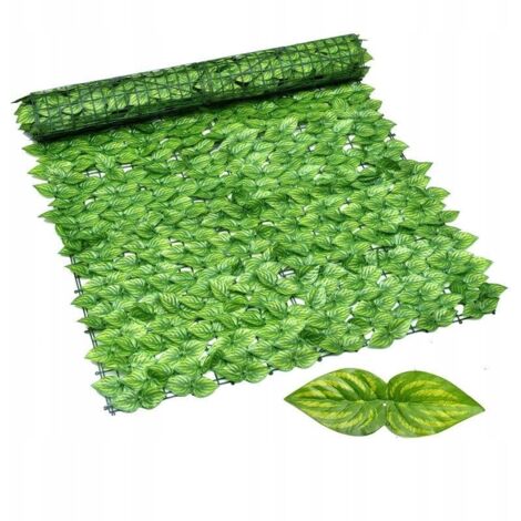 Siepe artificiale edera recinzione balcone parete tetto ombra 300x50 XL