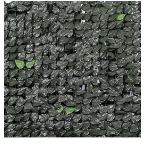 siepe artificiale in pvc eurogarden "lauro" 1,5x3 metri