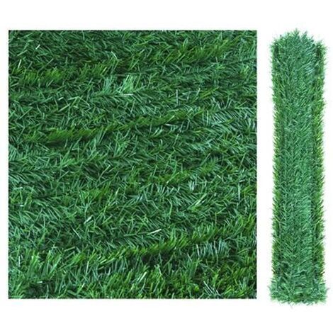 SIEPE ORNAMENTALE ARTIFICIALE CON FOGLIE PINO   - mt.3x1,5h. -