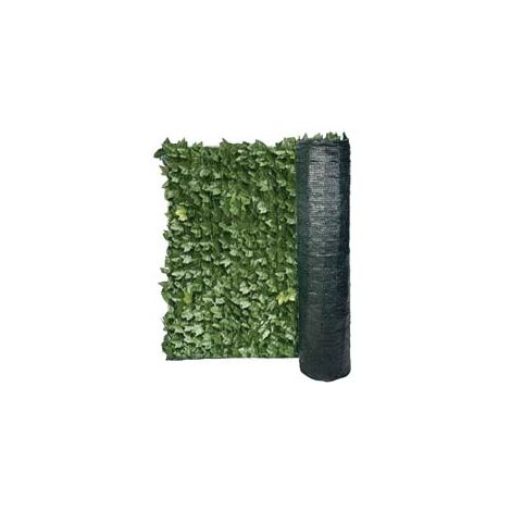 SIEPE ORNAMENTALE FOGLIE DI EDERA CON RETE OMBREGGIANTE- - mt.3x1h. - 1 rotolo T-REX