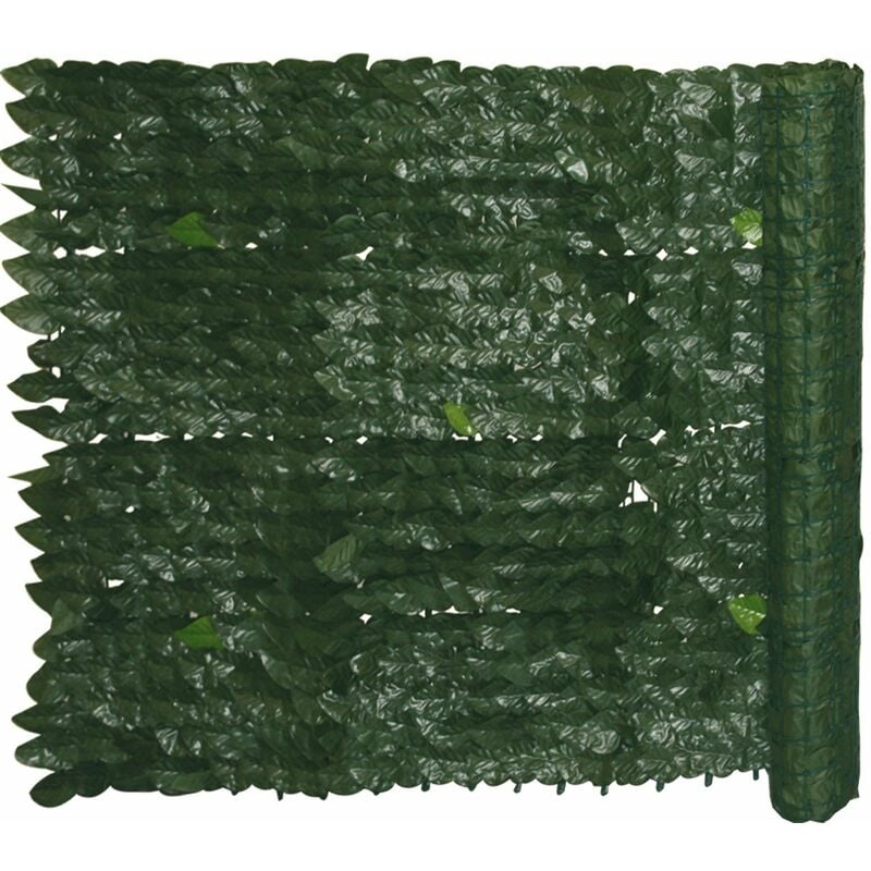 Siepe Sintetica Edera Basic con foglia edera Verde 1,5x3M Garden Deluxe Collection