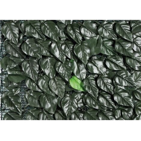 Siepe Sintetica Foglie mod.Longchamp 1x20 mt con Rete Ombreggiante Papillon
