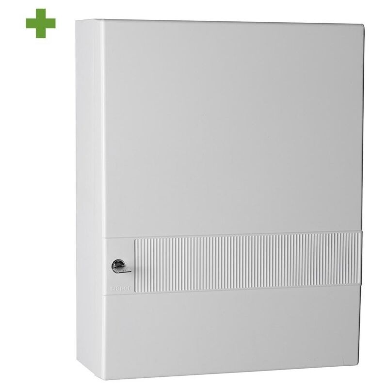 Jokey - sieper armoire de premiers soins domestiques 35x45x15cm, plastique blanc