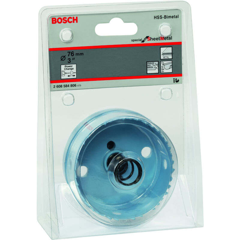 

BOSCH 2608584806 Sierra de corona Sheet Metal 76 mm 3