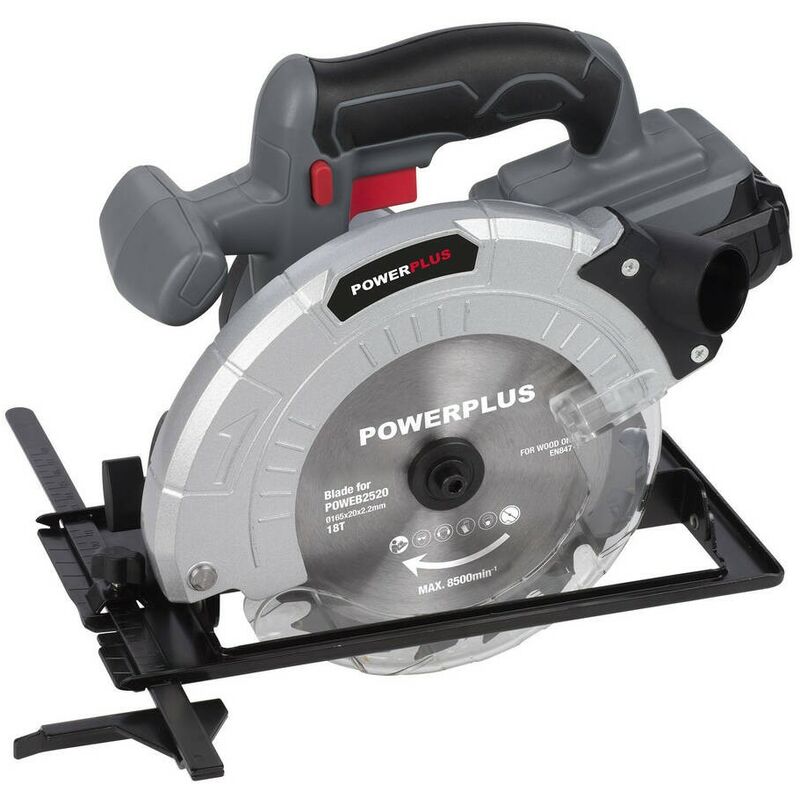 

POWEB2520 Sierra circular 18V 165mm Li-Ion sin batería ni cargador - Powerplus