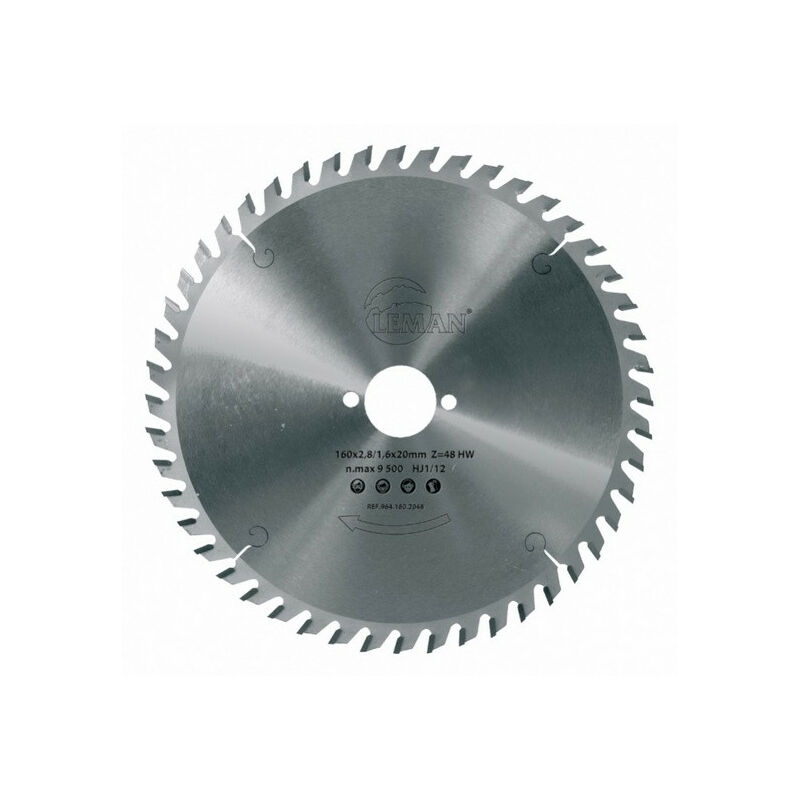 

Leman - Hoja de sierra circular D.200 x 15 x espesor 2,8/1,8 mm 48 dientes