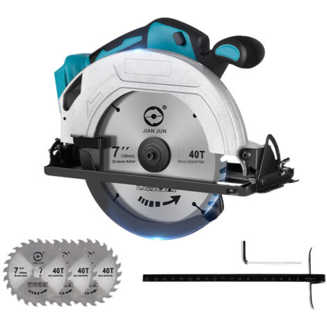 Sierra Circular 900W Ø180mm Sierra eléctrica portátil - ONEVAN (Sin batería)