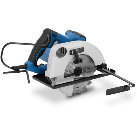 MSW Sierra circular de mano - 1300 W - 6000 rpm - Ø 165 mm - 0 - 45°