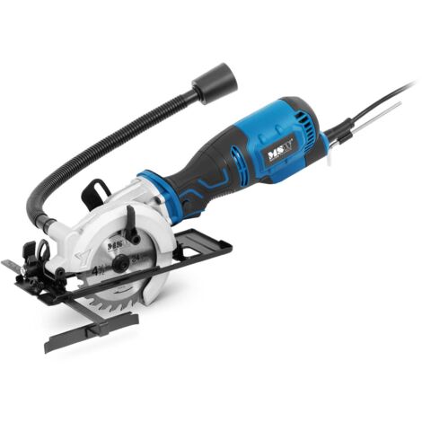 MSW Sierra circular de mano mini - 705 W - 3500 rpm - Ø 115 mm - 0 - 45°