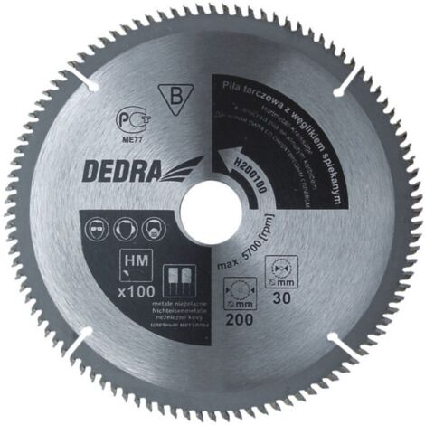 Sierra circular DEDRA para madera de 300 mm: corte preciso, construcción robusta