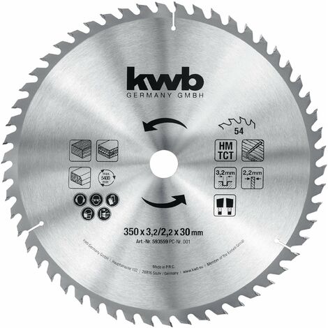 Sierra circular HM D.350 x 30 - 54Z