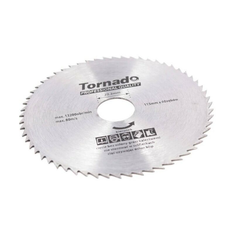 

Sierra circular para madera 125 mm 60Z 22.2 sin cantar