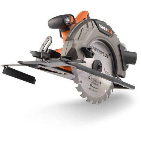 Sierra circular sin cable 40V Ø185mm - DUAL POWER POWDP25230 - Entregado sin batería ni cargador