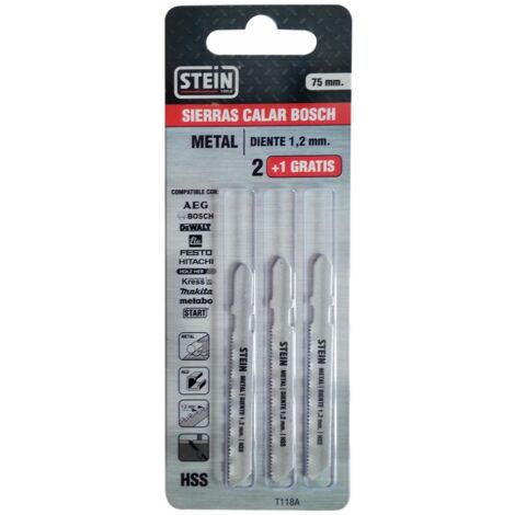Sierra de Calar Bosch para Metal Diente 1.2 mm