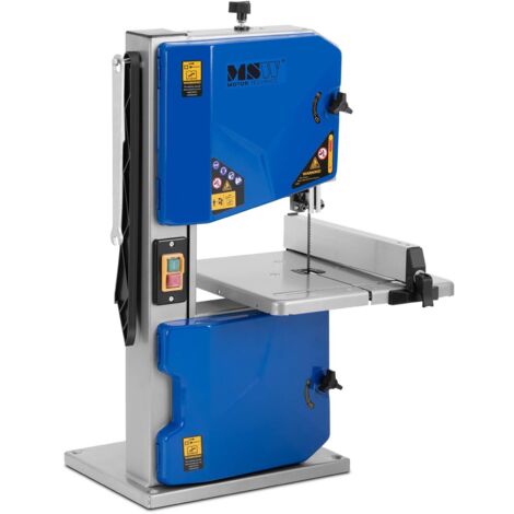 MSW Sierra de cinta con mesa basculante - 250 W