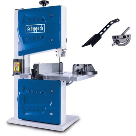 Sierra de cinta para cortar madera 350W 80x200 con accesorios Scheppach hbs25
