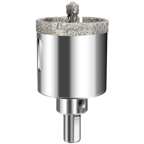 Sierra de corona de diamante de 35 mm, broca de diamante con guía central, sierra de corona para azulejos con revestimiento de diamante para cortar vidrio, azulejos, cerámica, mármol y piedra caliza.
