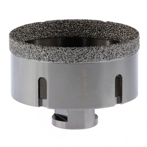 Sierra de corona de diamante de grafito de 83 mm - para baldosas y hormigón, M14